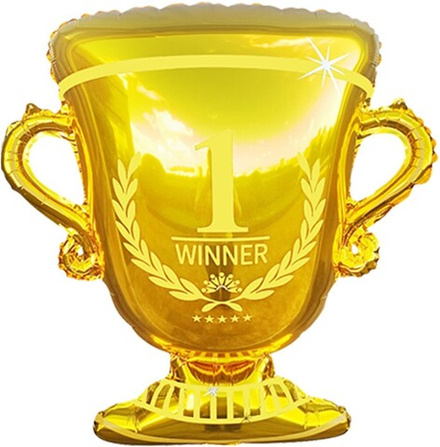 Шар (29''/74 см) Фигура, Кубок Чемпиона, Золото