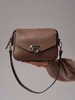 Женская сумка кросс-боди Azaro коричневый какао соло