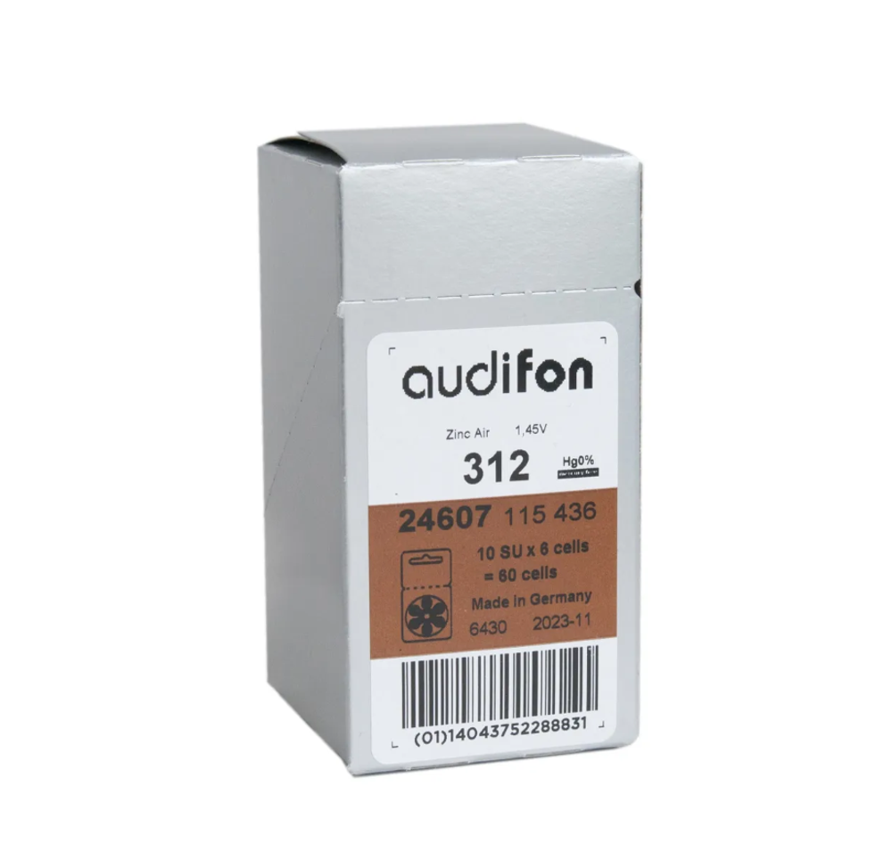 Набор батареек Audifon № 312