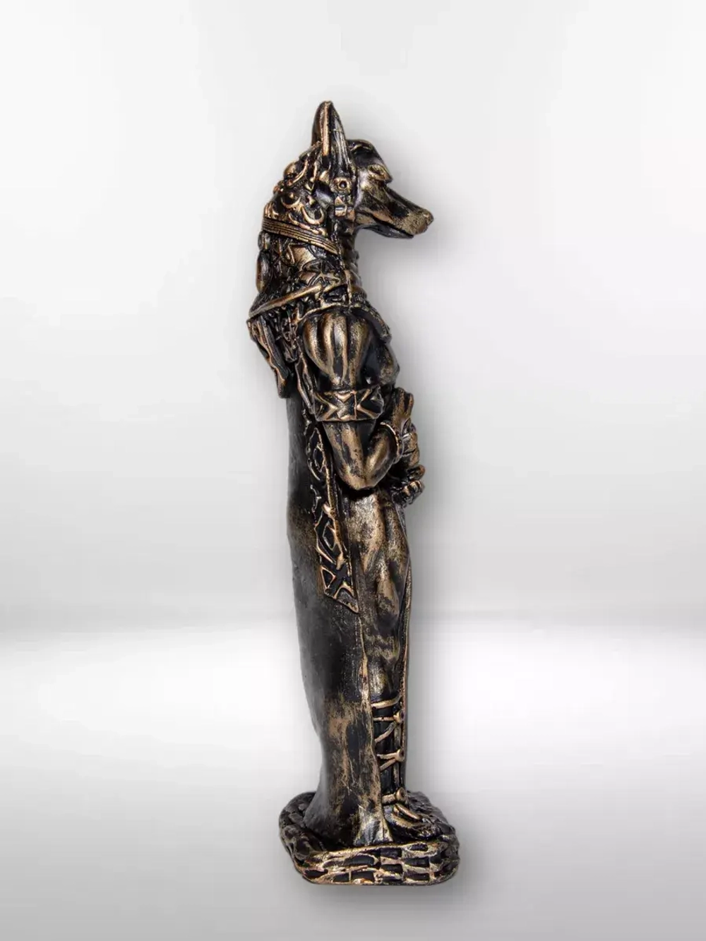 Коллекционная алтарная фигурка статуэтка Бог Анубис оберег