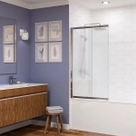 Шторка для ванной WasserKRAFT Main 41S02 Matt glass 100x140