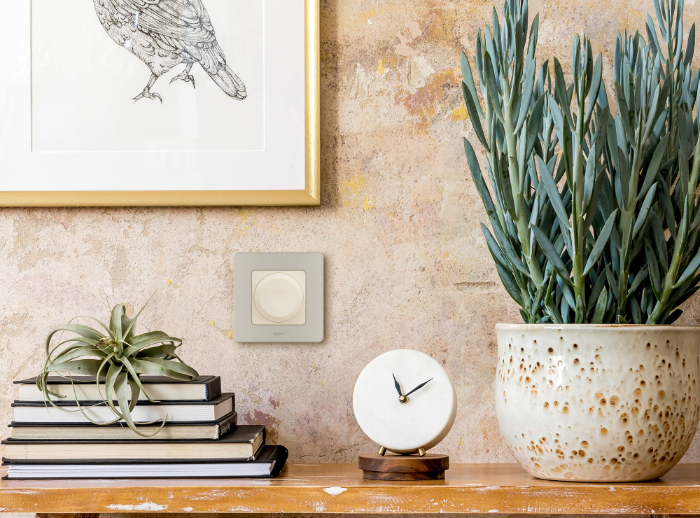 Диммер поворотно-нажимной без нейтрали 300Вт - слоновая кость Inspiria Legrand