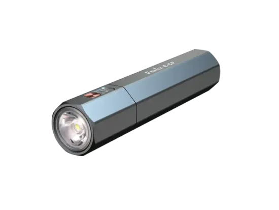 Фонарь FENIX Мод. E-CP синий (1600лм-222м)(светодиод: Luminus)(170г)(встроенный аккум.5000mAh)