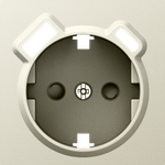 Накладка для розетки Schuko с зарядным устройством USB A+C, со шторками 16A 250В, шампань, серия A07