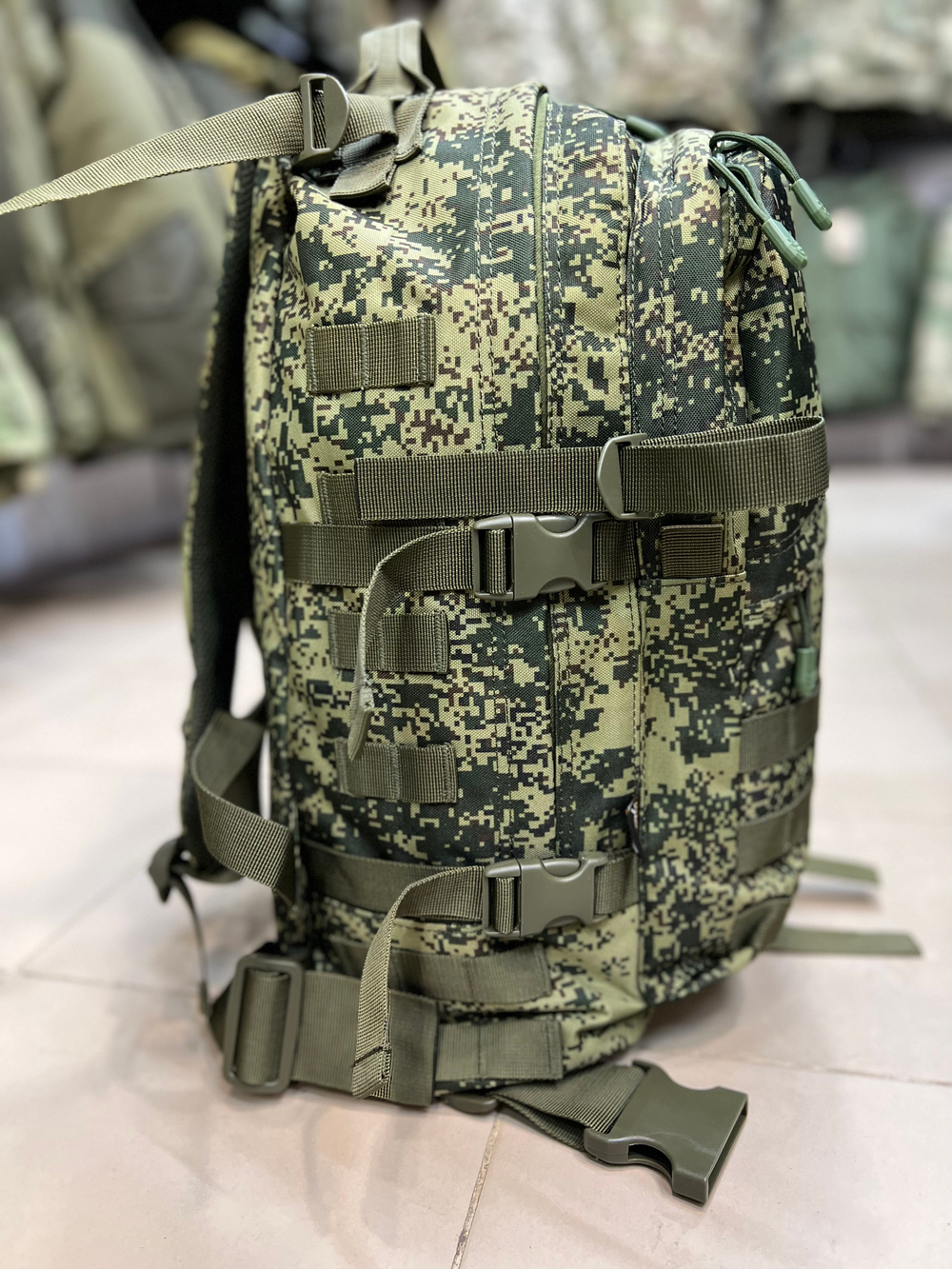 Рюкзак тактический Patriot 40 л Cordura 600D Зеленая Цифра