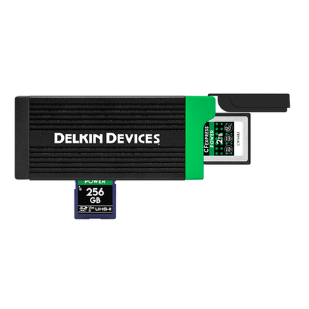 Картридер Delkin Devices USB 3.2 CFexpress Type B / SD UHS-II Card Reader