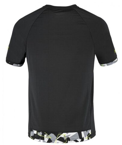 Мужская теннисная футболка Babolat Aero Crew Neck Tee - black/black