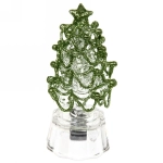 Фигурка с подсветкой «Елочка сияющая», 8 см