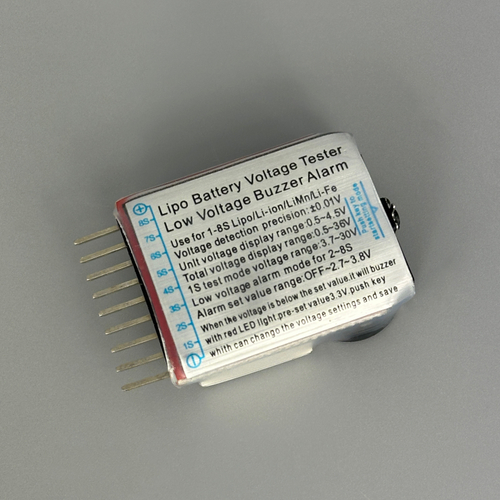 Индикатор напряжения для 1-8 баночного LI-Po аккумулятора