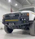 Бампер силовой с кронштейном под лебедку для Toyota Land Cruiser Prado 250 LC250 Крузак Крузер Передний бампер стальной