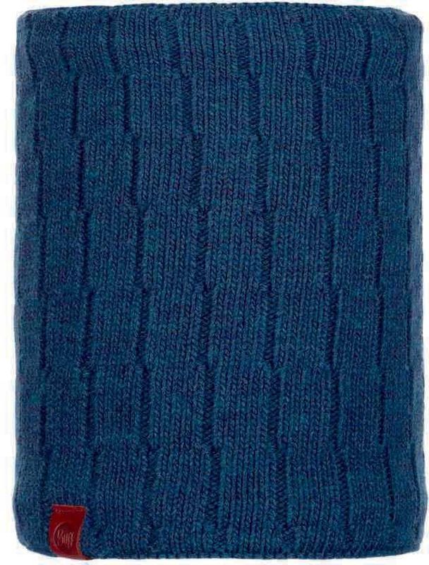 Шарф-труба вязаный с флисом Buff Neckwarmer Knitted Polar Jeroen Dark Denim Фото 1