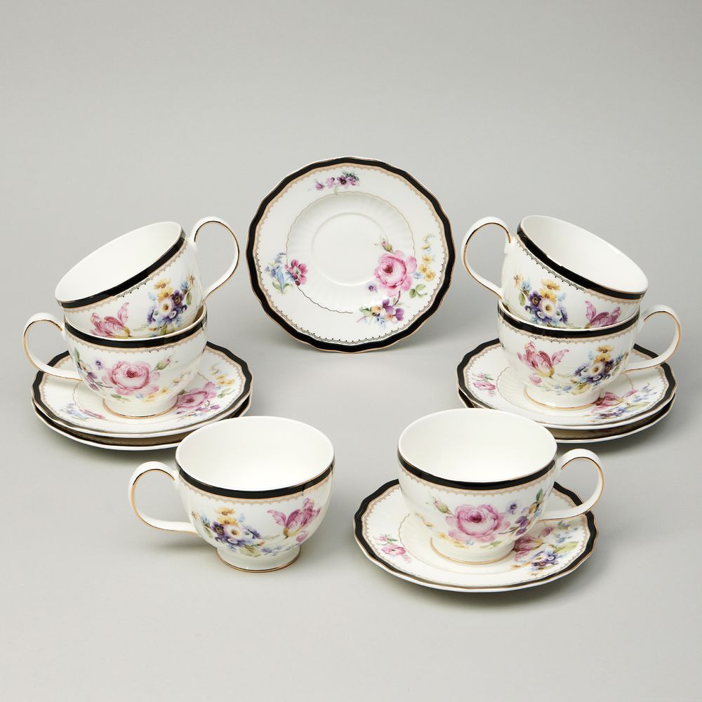 ЧАЙНЫЙ НАБОР LEFARD "NOSTALGIE" НА 6 ПЕР. 12 ПР. 260 МЛ