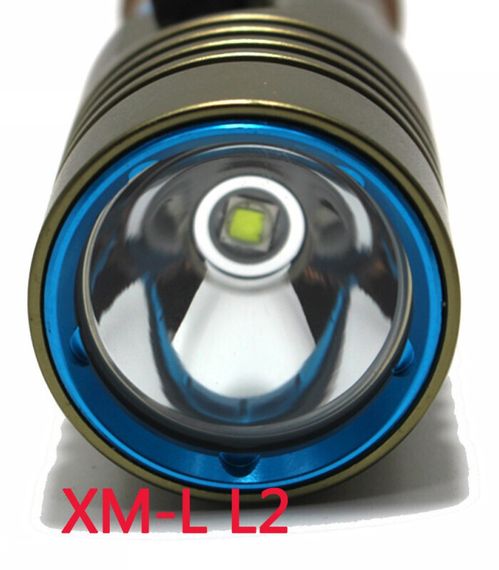 Фонарь подводный универсальный N01 CREE XM-L L2 1200 lm холодный свет зеленый