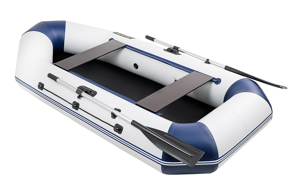 Броня-260 белый-синий (лодка ПВХ с усилением)