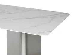 Обеденный стол Selenia 200х100 см, белая керамика