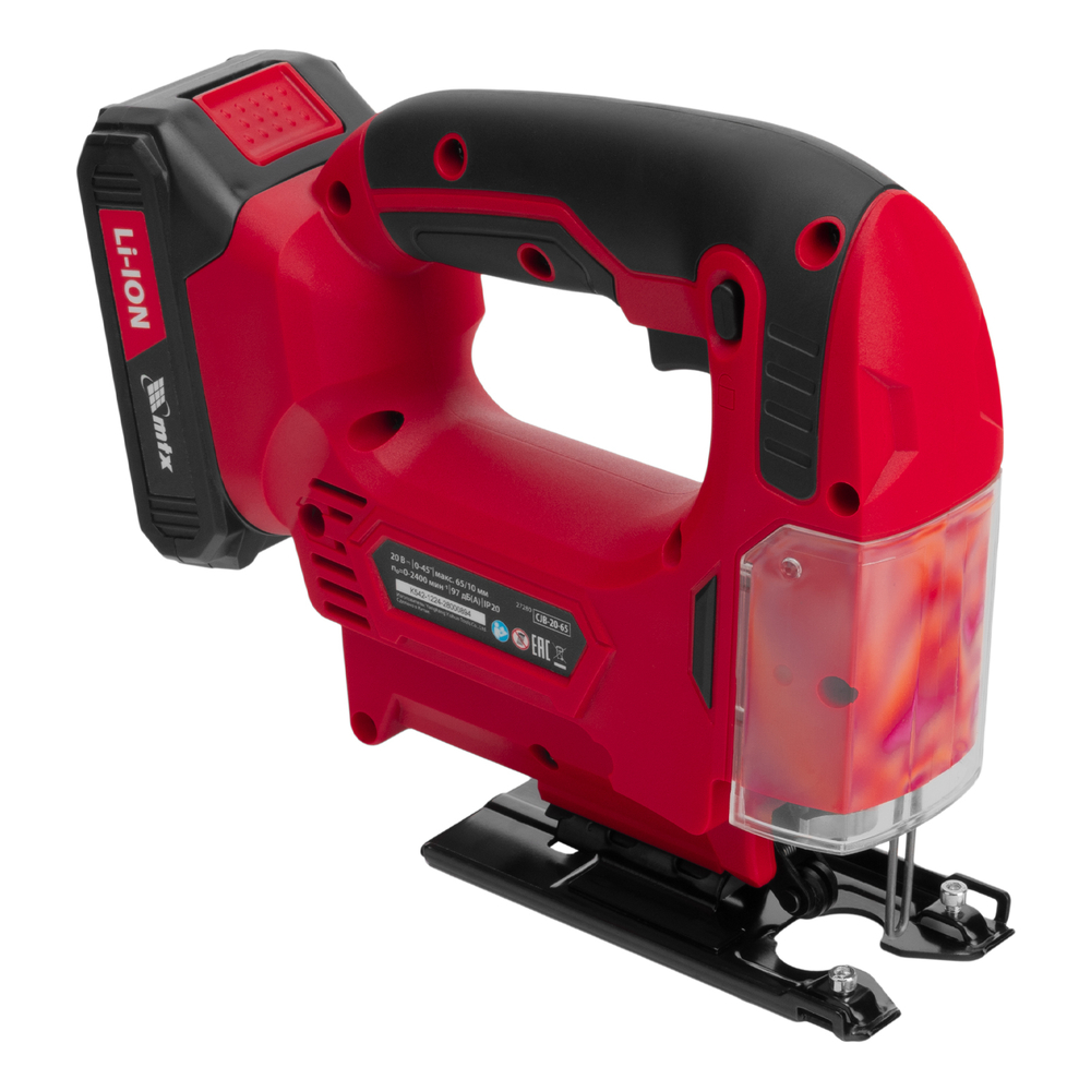 Лобзик аккумуляторный CJB-20-65, Li-Ion, 20 В// MTX