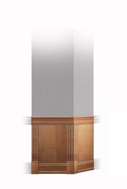 Узел угловой Президент Эконом с доборами (№4)