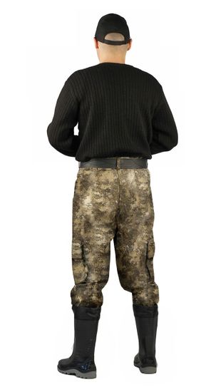 Костюм мужской URSUS "Тройка" демисезонный кмф "Мох"/бежевый, тк. Алова/Канада