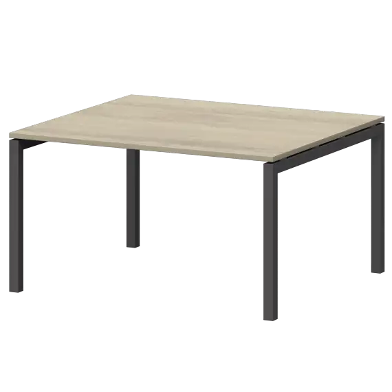 Стол переговорный на металлокаркасе СМСП-П-14.123.Пр50  1400x1236x750 Смарт