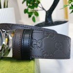 Gucci Двухсторонний кожаный ремень