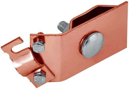 Держатель проводника круглого 6-10мм желоб водостока медь IEK ZDP80-50-8-16