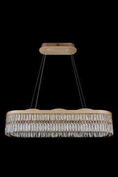 Подвесная люстра LED 60W 3000К LE3026/1000L GD золото Milana Leon