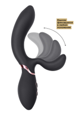 Вибратор-кролик WANAME Avalanche 20,5 см с «танцующим» стимулятором