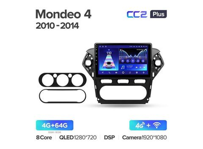 Магнитола Teyes CC2 Plus 4-64 Ford Mondeo 4 2011-2014 10.2"
