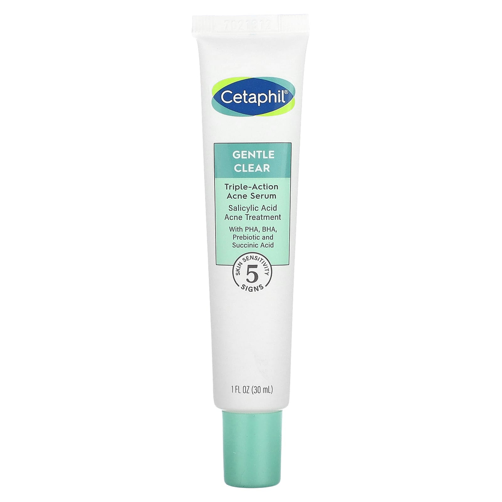 Cetaphil, Gentle Clear, сыворотка тройного действия от акне, 30 мл (1 жидк. унц.)