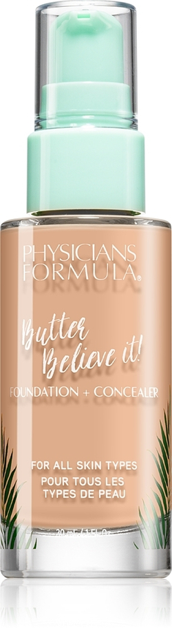 Physicians Formula Butter Believe It! - Кремовый консилер и тональный крем в одном, 30 ml