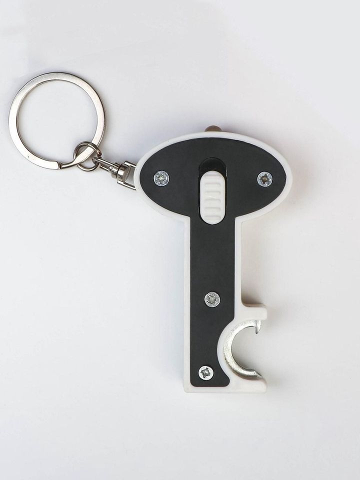 Фонарик брелок на кольце+открывашка (МИКС) 4551944