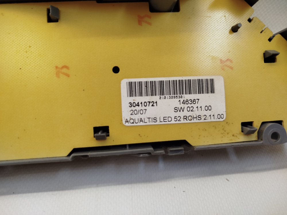 410 Панель и модуль индикации для стиральной машины Aqualtis LED 52 ROHS 2.11.00 / 30410721 / SW 02.11.00 б/у