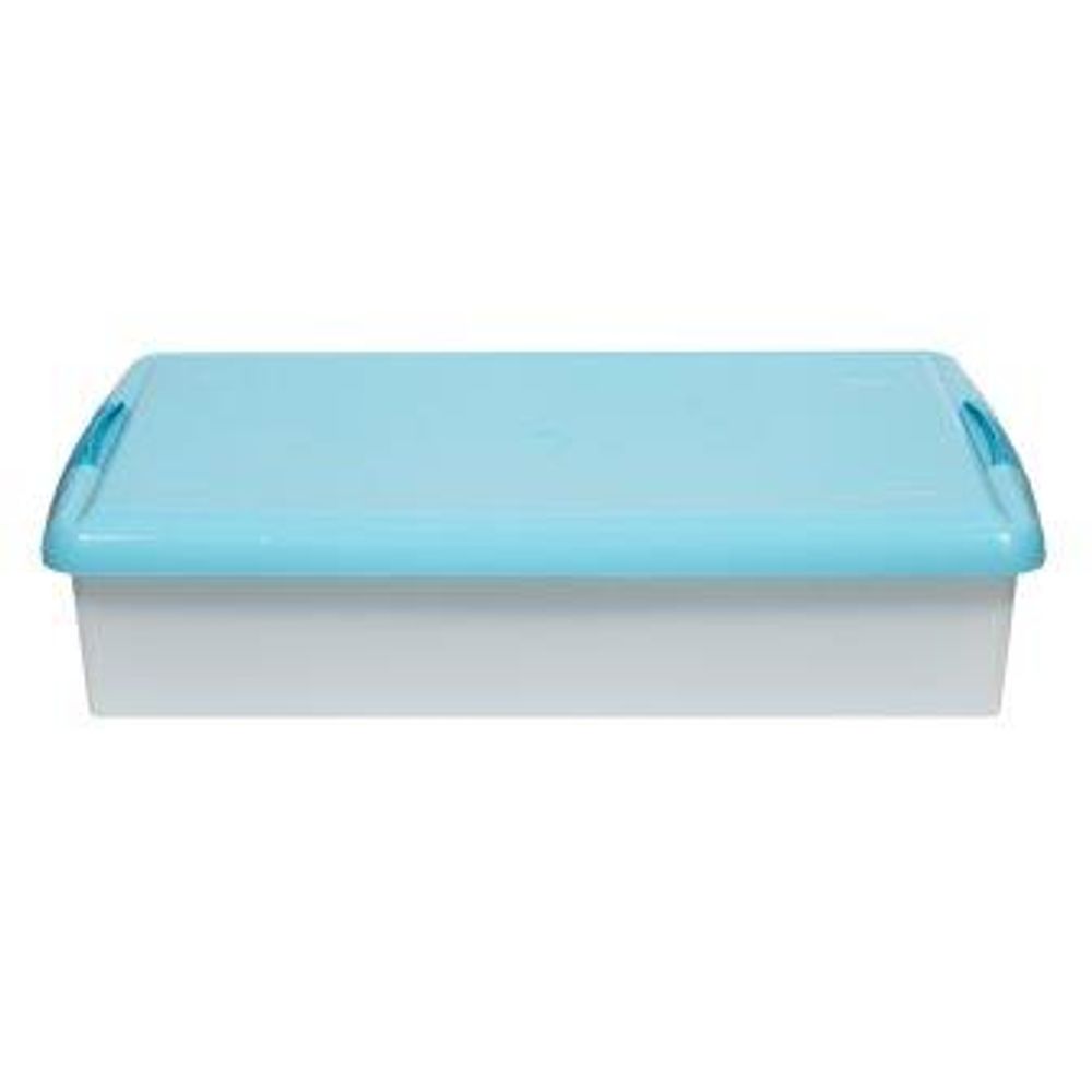 IRIS Короб для хранения THIN BOX UG-725 белый/голубой /6