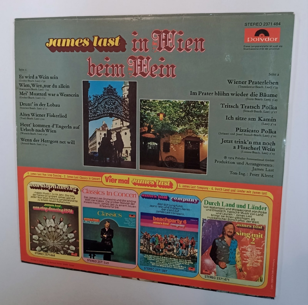 James Last In Wien Beim Wein (Germany 1974)