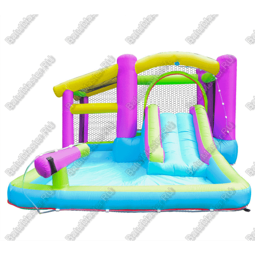 Детский батут для дачи "Водная пушка" 4*2,85*1,8 м