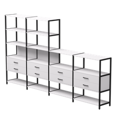 Набор стеллажных систем №13 Everprof EVO 3245x385x1840