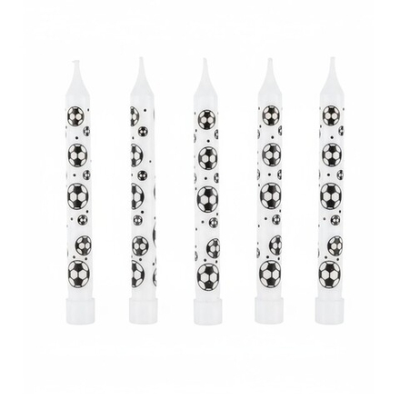 Свечи для торта «Футбольные мячи» 8 см, 5 шт.