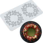 Силиконовый коврик для декора "Венок" LFM-113