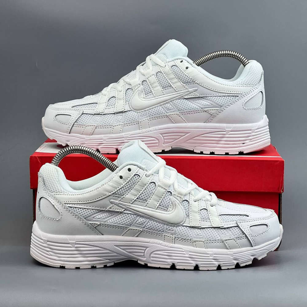 Кроссовки Nike P6000 White #493 (бел.)