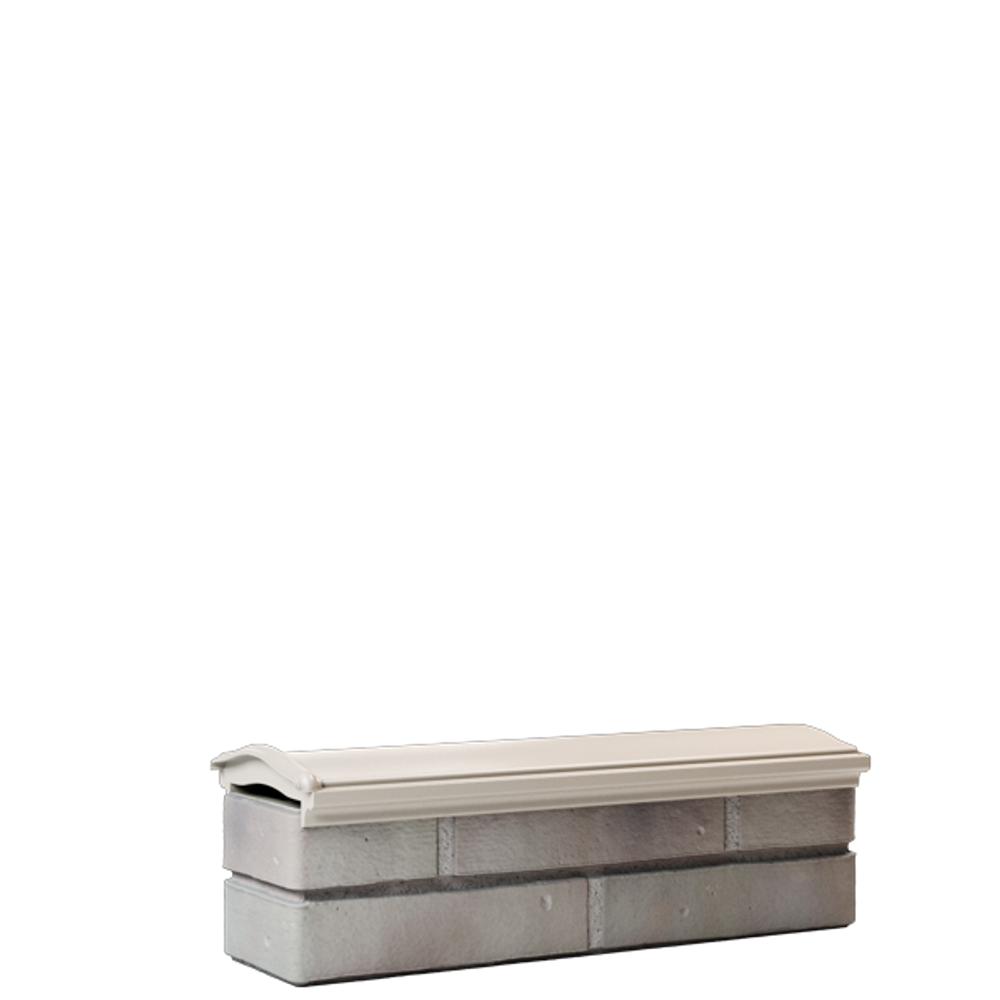 Парапет полимеркомпозитный Monblan 130мм (0,5 кирпич) бежевый