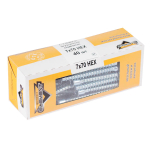 СТЯЖКА ШУРУПНАЯ  ЦИНК 7Х70  БЕЛЫЙ НЕХ 40ШТ 084240