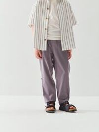 Брюки хлопковые "Полоска пепел"