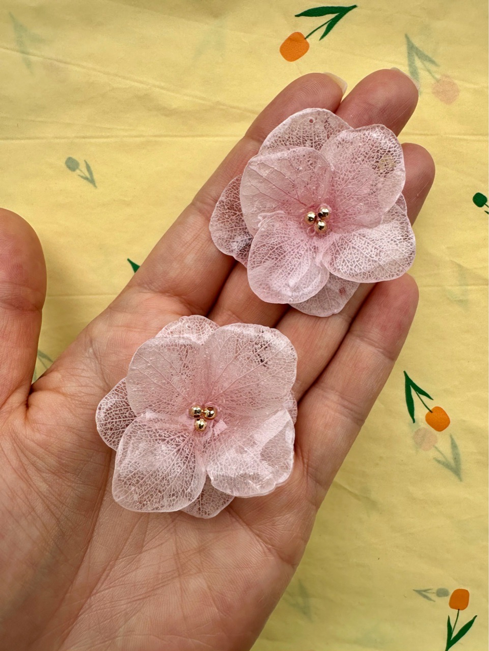 Подвеска "Цветок розовый"