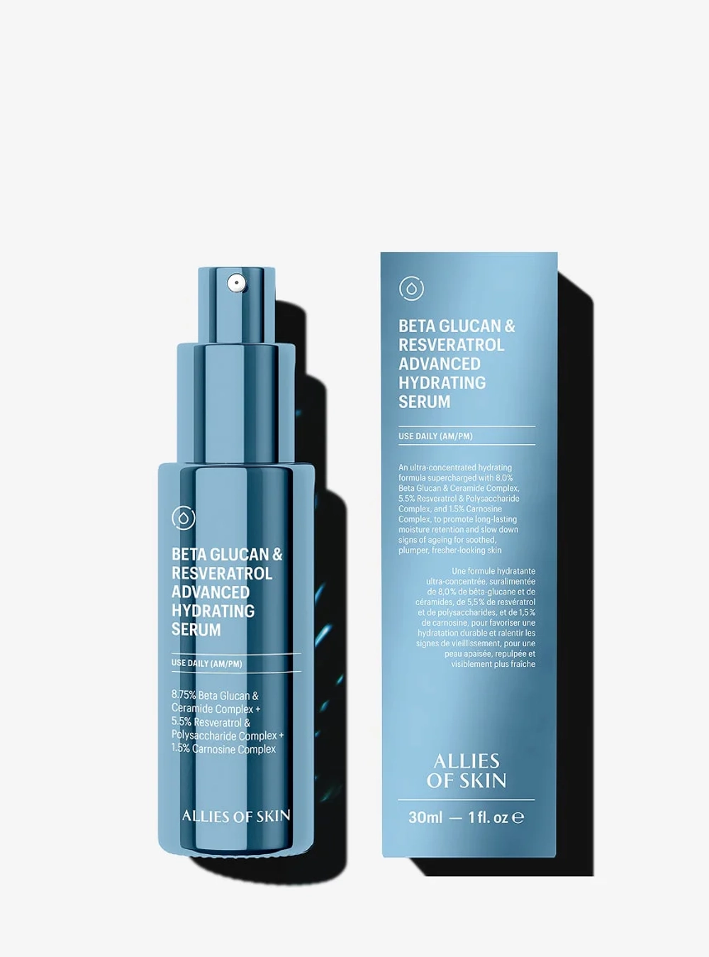 Allies of Skin Beta Glucan & Resveratrol Advanced Hydrating Serum