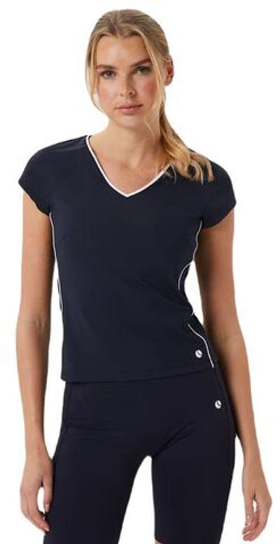 Женская теннисная футболка Bj_rn Borg Ace V - Blue