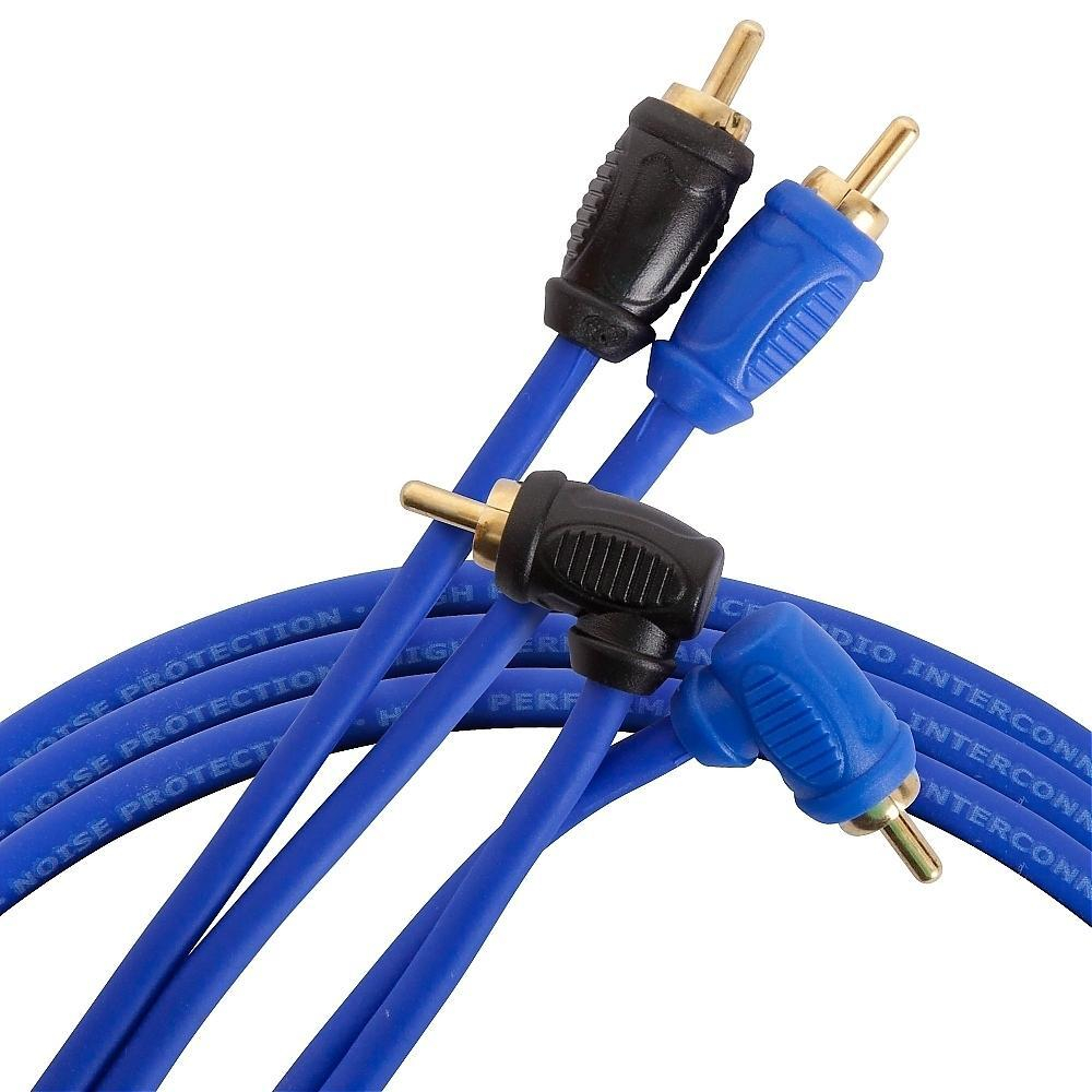 Межблочный кабель Kicx LRCA25 2RCA-2RCA, медно-алюм - 5 м