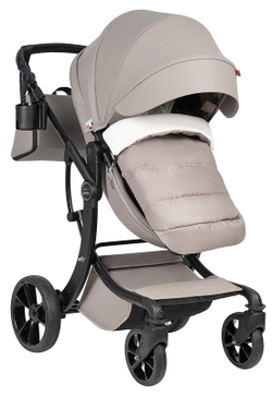 Детская коляска трансформер Aimile PRO латте