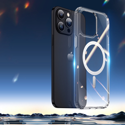 Усиленный прозрачный чехол с поддержкой MagSafe от Dux Ducis для iPhone 15 Pro, серия Clin Mag Series Case