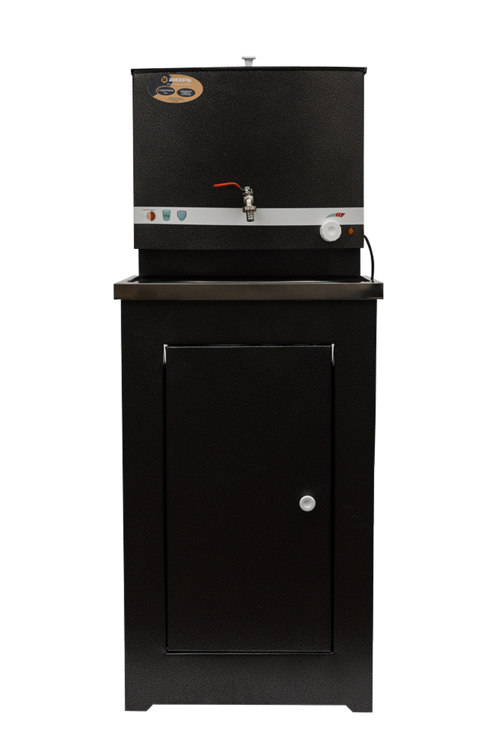 Умывальник дачный с подогревом "Люкс" ВИХРЬ, нержавейка, медный