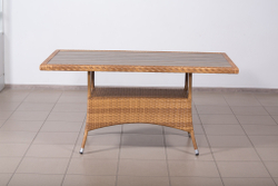 Стол прямоугольный, столешница ДПК, коллекция Крит